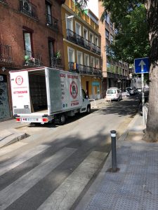 mudanzas en el barrio de Salamanca